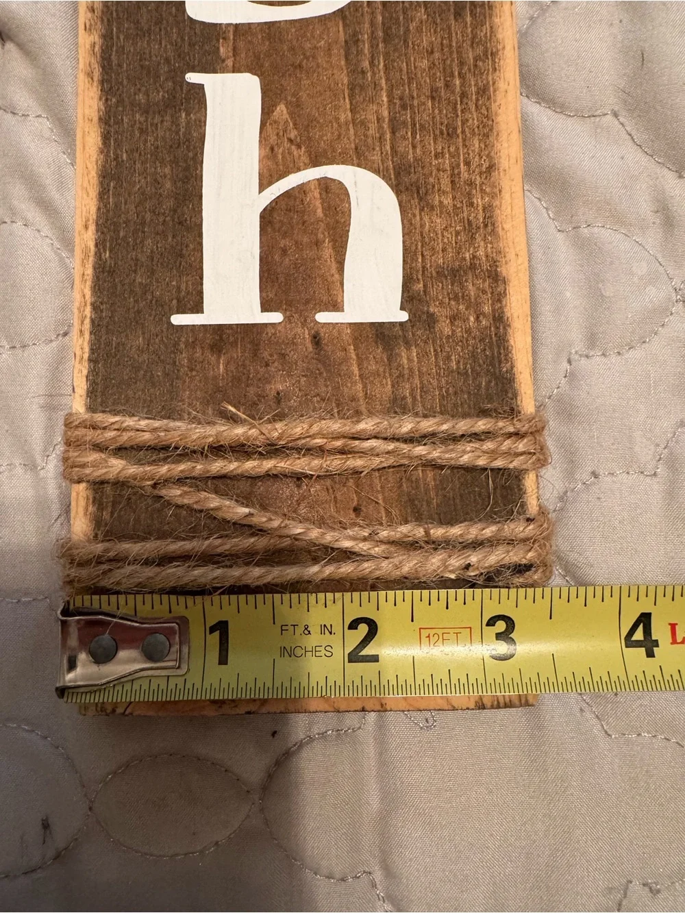 Wooden Bathroom Sign Set - Soak Relax Wash - Rustic Brown